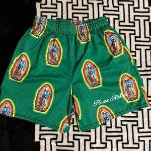 Green shorts